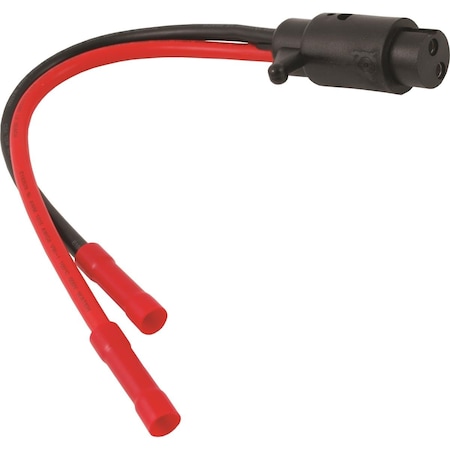 Attwood 14365-6 12V Trolling Motor Connectors - Male, 2 Wire - 8 Gauge 3005.0899